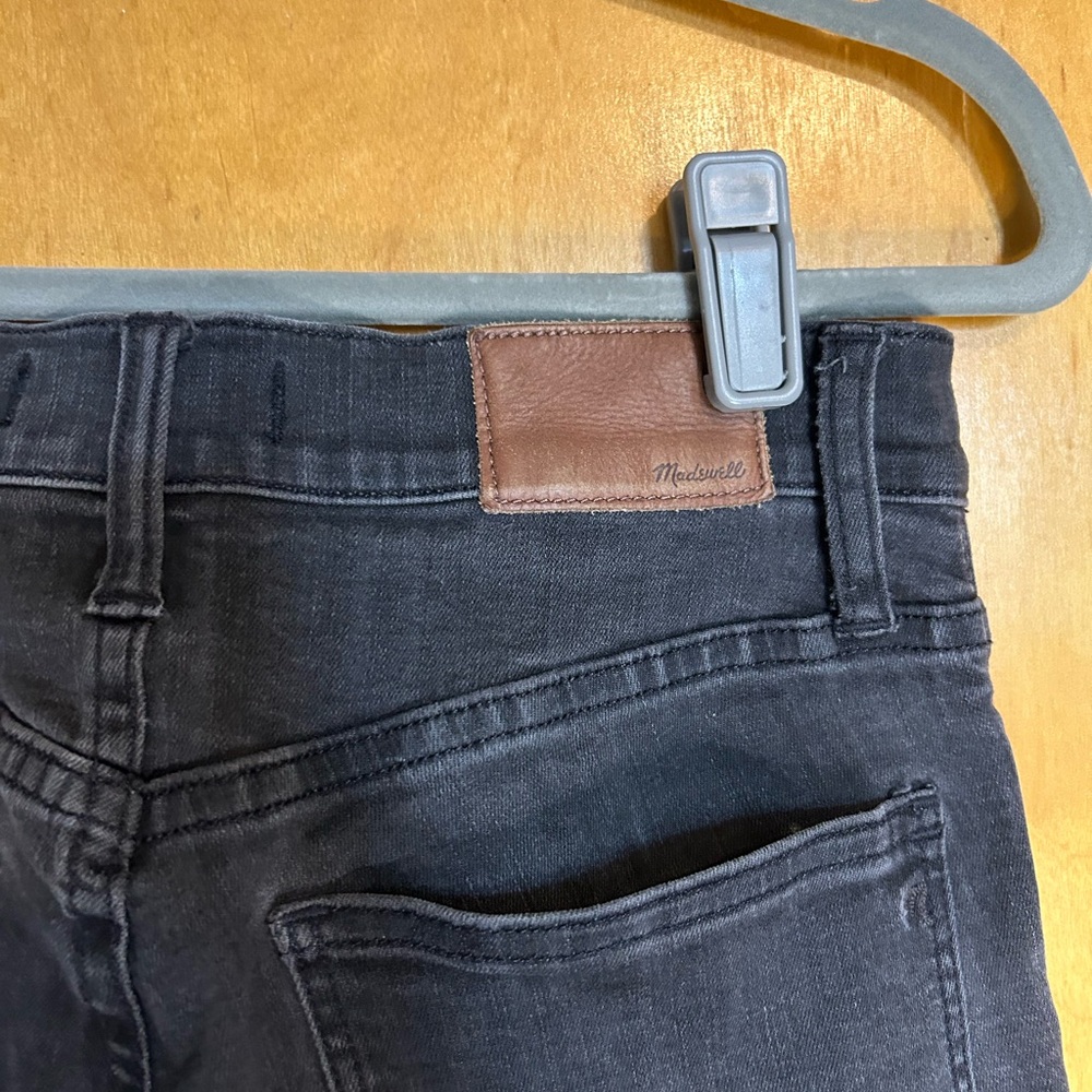 Madewell Black High Rise Ripped Jeans - Picture 6 of 8